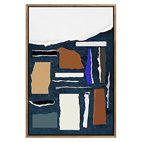 SIGNWIN Framed Canvas Print Wall Art Large Brown,...