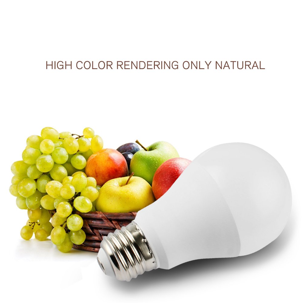 GALYGG 2 Colors Change 9W LED Light Bulbs - 3000K to 5000K ( Warm White to Daylight ) 800LM 80 Watt Equivalent A19 Bulb, E26 Medium Screw Base Non Dimmable - 4 Pack