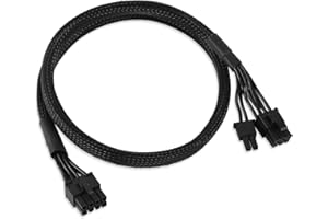 8 Pin to 6+2 Pin GPU Power Cable for Corsair, Premium 8pin PSU Pcie Power Cable Graphics Card Module Cord Compatible with The