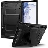 Spigen for Galaxy Tab S8+ Plus/S7+ Plus Case (2020), Tough Armor Pro Protective Hard Shell with Kickstand and Built-in S Pen Holder, Drop-Proof Dual-Layer Protection, 12.4 Inch, Black