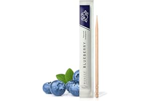PERFEKTO24 Wonder Toothpicks with Flavor - 200x flavored toothpicks Individually Packed in 8 Refreshing Varieties - Gentle Oral Hygiene - Fresh Breath - Individually Packed Toothpicks with Flavor