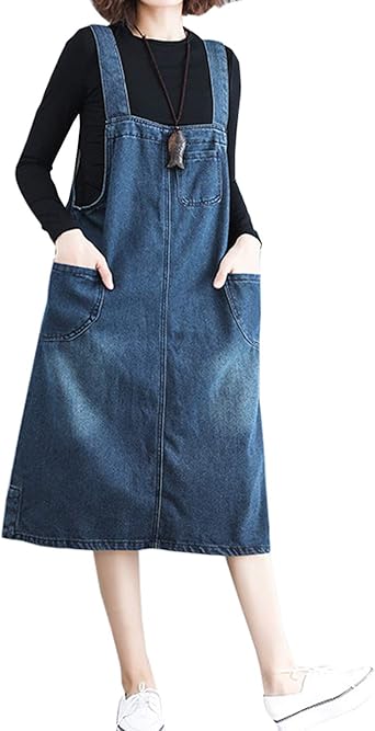 retro overall dress