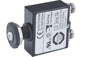Blue Sea Systems Push Button Reset-Only CLB Circuit Breakers with Screw Terminals