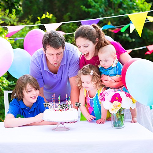 3 Pangda+Checkered+Cupcake+Toothpick+Decorations