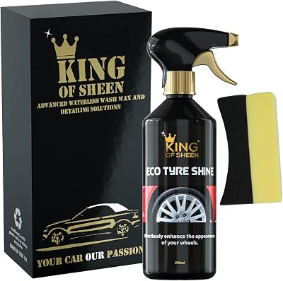 King of Sheen Eco Tyre Shine 500ml with Applicator Sponge