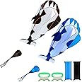 Meooeck 2 Pcs Large 3D Beach Kite Orca Whale Kite Giant Kites with Huge Frameless Tail Easy Flyer with String and Handle for Adults Kids Beach Outdoor Game Activity, 2 Colors