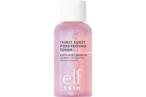 e.l.f. Thirst Burst Pore-fecting Toner Mini, Hydrating & Exfoliating For Face, Smooths, Plumps, Pore-Minimizing, Infused With
