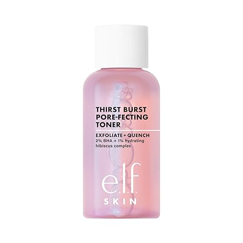 e.l.f. Thirst Burst Pore-fecting Toner Mini, Hydrating & Exfoliating for Face, Smooths, Plumps, Pore-Minimizing, Infused with Salicylic Acid, Vegan & Cruelty-Free - Amazon deal for $6.00