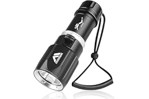 Minsk Dive Light, 1000 Lumen Scuba Diving Light, IPX8 Waterproof Underwater Flashlight, Single Mode Diving Flashlight, Snorkeling Diving Accessories with Rechargeable Battery