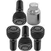 Anti Theft Wheel Bolt Rim Lock Kit M14 X 1.25 Fit for BMW Models | Wheel Lock Bolt Kit Replace 36136792851 36132453961, Fit for BMW E70 E71 F10 F30 F22 F32 G11 F01 F25 F26 F12 X1 X2 X3 X4 X5