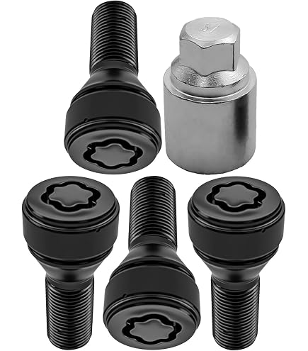 BMW Wheel Bolt Locks 36132453961 OEM 14 x 1.25mm Amazon.com: BMW Wheel Lock Bolt Set 12mm x 1.5mm : Automotive main image 4