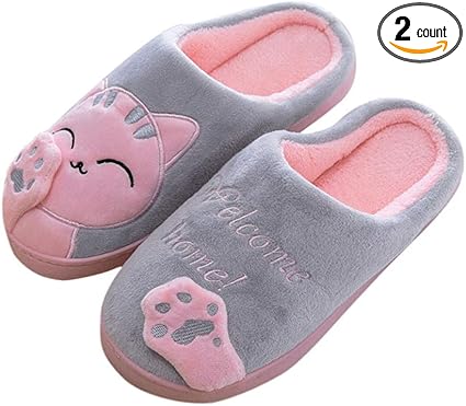 cat bedroom slippers