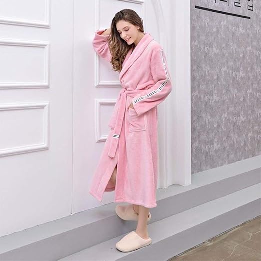  Spylof Lovers Flannel Robe Thicken Sexy Kimono