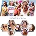 Livhò Sunglasses for Women, Cat Eye Mirrored/Transparent Flat Lenses Metal Frame Sunglasses UV400 (Gold Deep Blue+Gold Red)