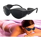 Professional Red Light Therapy Glasses,Infrared Goggles for Eye Protection, LED Red&Blue Light Therapy,Premium LED Red Light