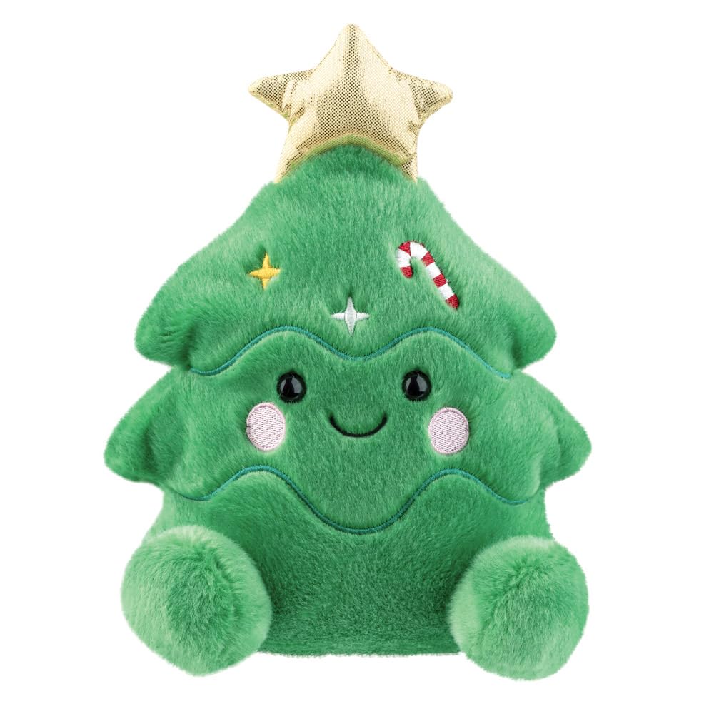 Aurora, 61580, Palm Pals Christmas Tree 8In Medium, Soft Toy, green