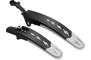 MAKELEN Bike Fender Set Mudguard Set Front and Rear 2 Parts-Universal Full Cover Thicken Widen Bicycle Adjustable Bike Fender Mud Guard Mudflap for MTB Road Bike Mountain Bike