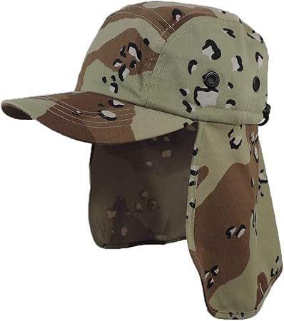 camo flap hat