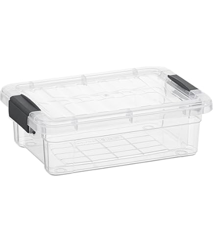 Amazon.com - Sterilite FlipTop, Stackable Small Storage Bin