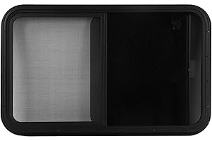 32.87x21.06in Rounded Corner Push Pull Style RV Proof Sealed Sliding Window for Camper, Trailer, Engineering Vehicle