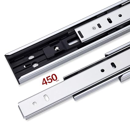Hafele 450mm Full Extension Metal Ball Bearing Drawer Runners