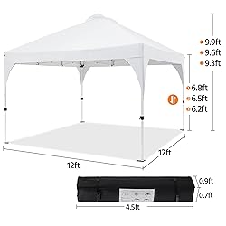 Yaheetech 12x12 Pop Up Canopy Tent with Vent, Easy