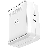 NOCO XGrid X140: 140W USB-C Charger – Dual Port Type C Power Adapter, GaN Fast Charging with PD 3.1, QC 4.0+, PPS, Smart Powe