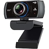 NexiGo N980P 1080P 60FPS Webcam with Microphone and Software Control, USB Computer Camera, Built-in Dual Noise Reduction Mics, 120&deg; Wide-Angle for Zoom/Skype/FaceTime/Teams, PC Mac Laptop Desktop