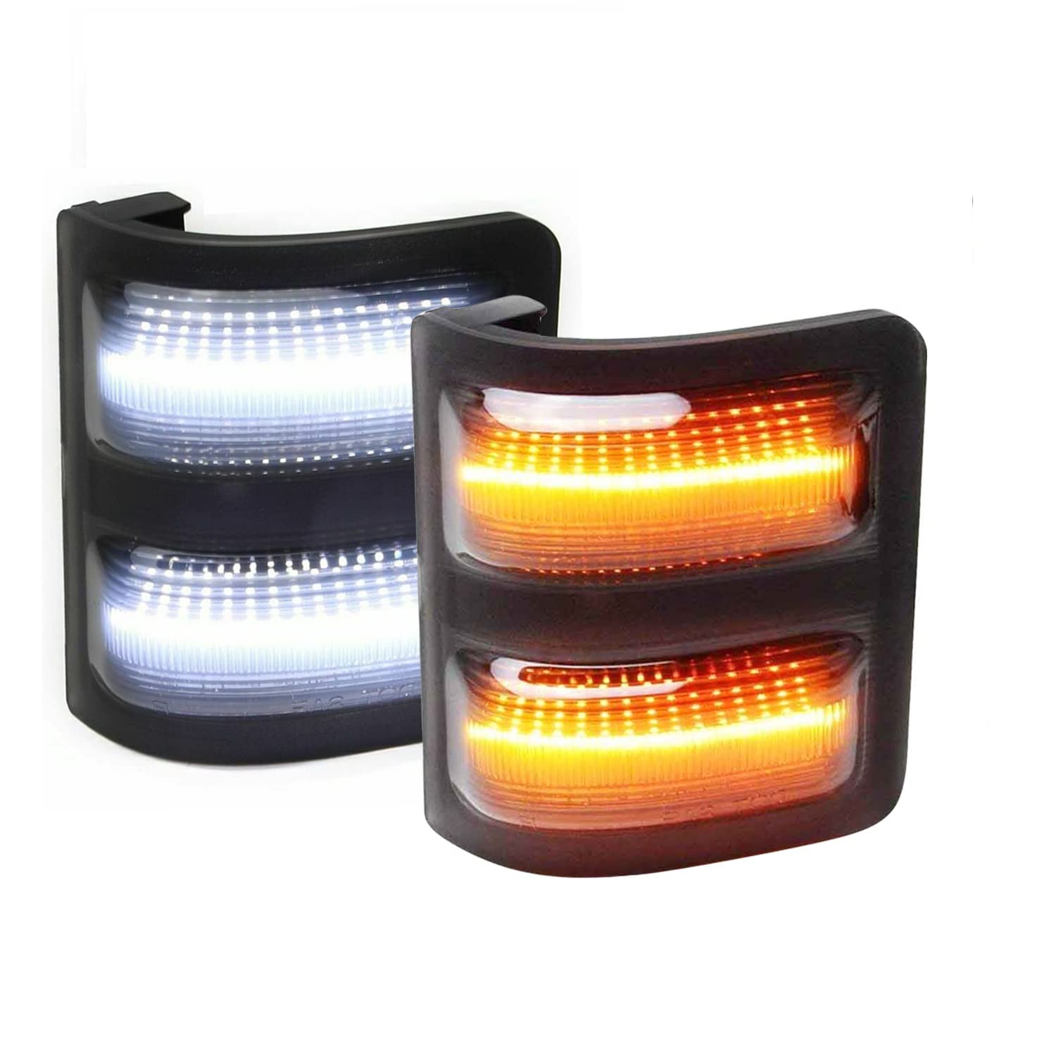 Beneges 2 Pcs Left & Right Mirror Marker Side Lamp
