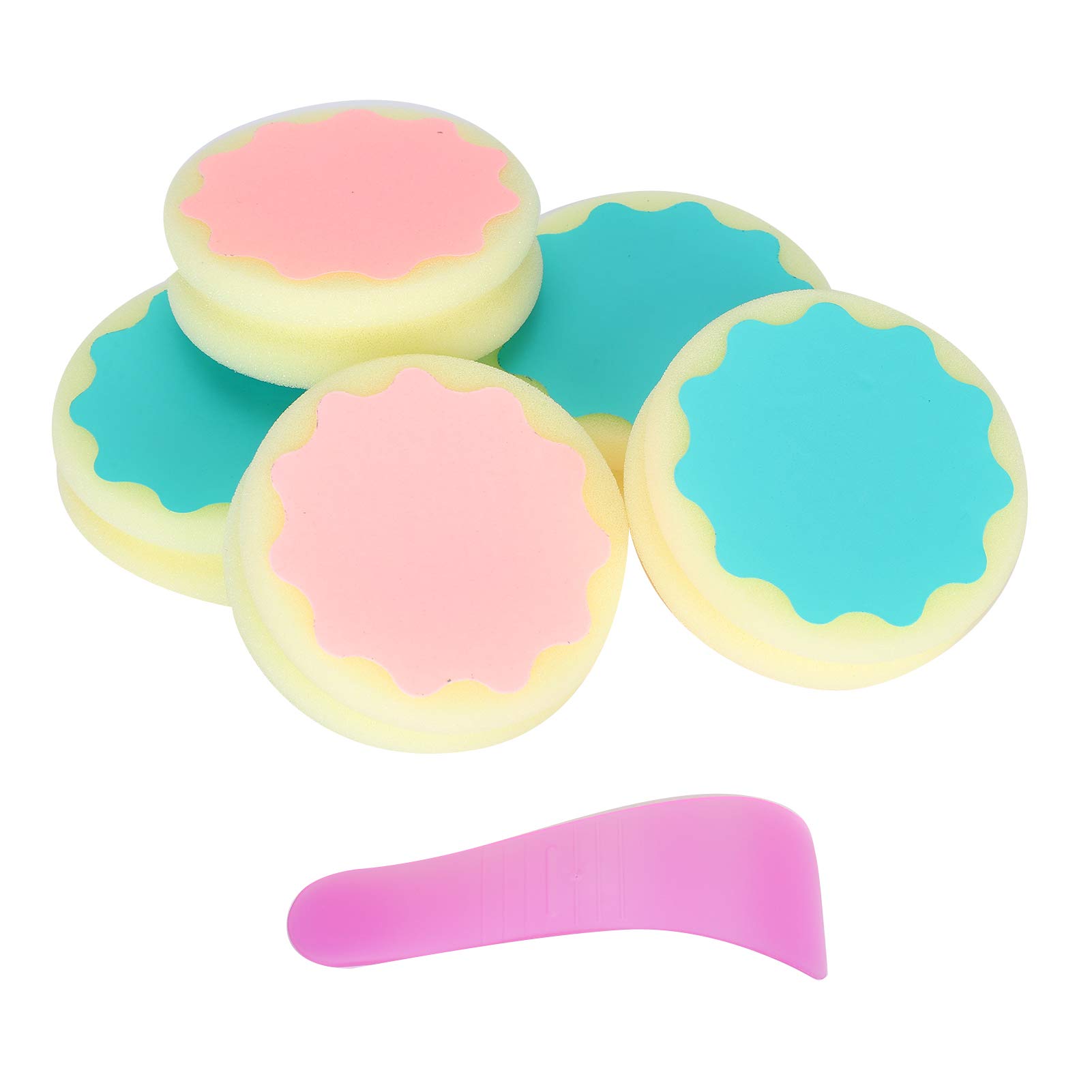 Hair Removal Sponge, Soft Hair Removal Tool Painless Reused Double‑Sided Hair Removal Sponge, Cheeks for Lips