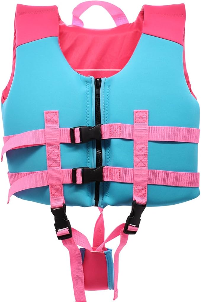 Girls Swim Vest Kids Floating Jacket Swimming Training Vest Learnto