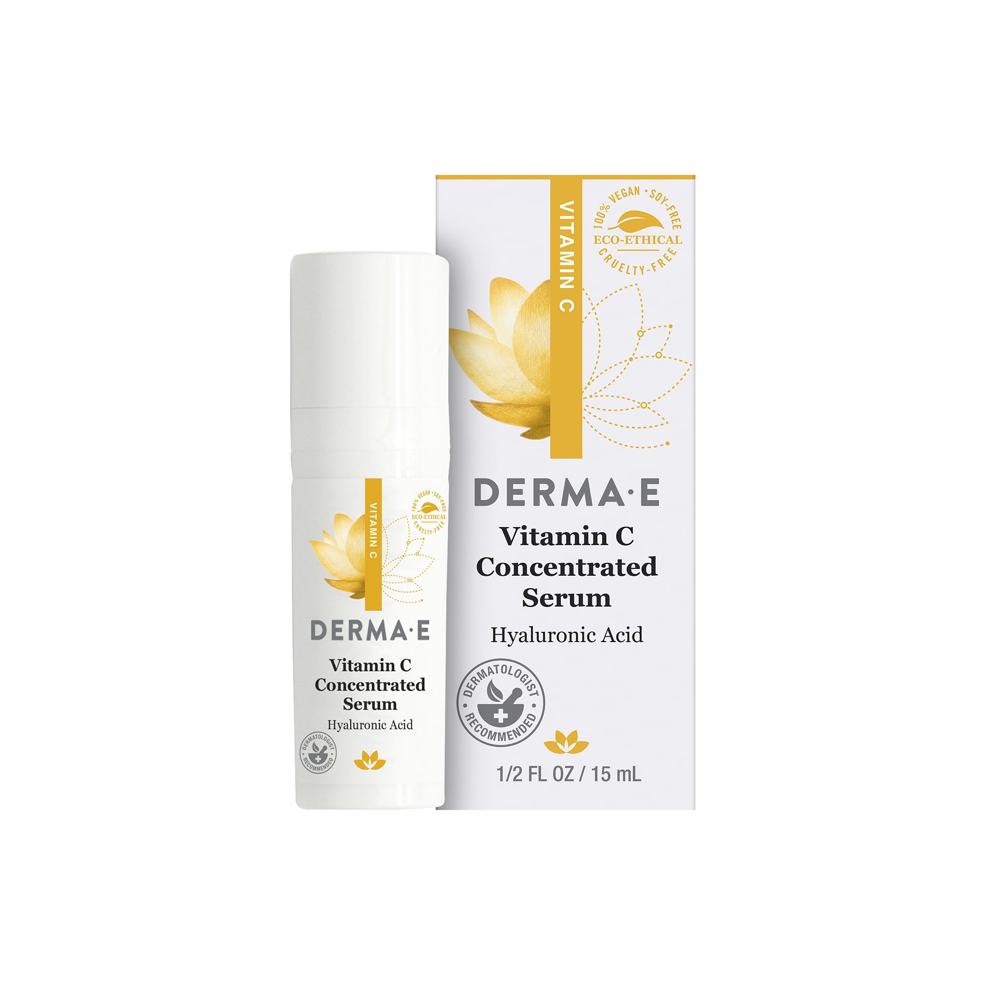 Derma E, serum Vitamin C deluxe size, 0.5floz