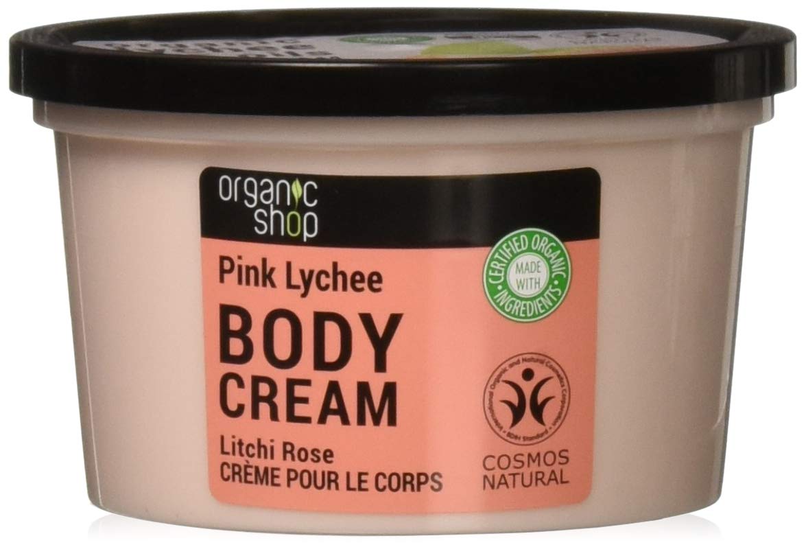 Organic Shop Body Cream Pink Lychee Organic Lychee &...
