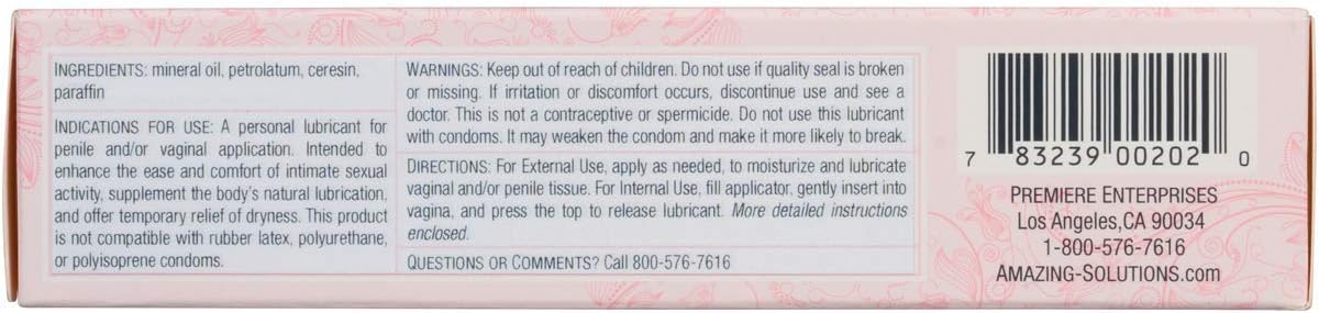 Crème De La Femme 1-Pack, Vaginal Dryness Cream Created by a Woman Doctor, Natural Menopause Dryness Remedy, Feminine Moisturizer and Lubricant, Free Applicator Included: Health & Personal Care
