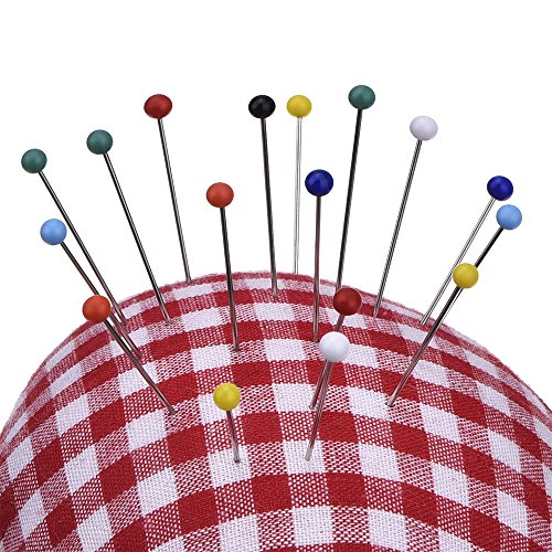 image for Outus 250 Pieces Glass Head Pins Boxed for Dressmaker (Multicolor)