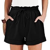 Angerella Women Casual Shorts Drawstring Comfy Elastic Waist Shorts Summer Pull On Short Pants with Pockets