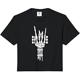 Rock and Roll Punk Rock Band Concert Guitar Accessories Gift Comfort Colors Crop Top