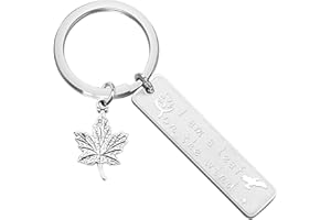 MYOSPARK I Am A Leaf On The Wind Firefly Inspired Serenity Keychain With Leaf Charm For Firefly Fan