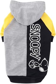 Amazon メール便2枚まで対応 犬服 Peanuts ピーナッツ Snoopy スヌーピー スポーツパーカー ドッグウェア 犬 服 ペット用品 ペットグッズ 秋冬用 秋冬服 洗える おもしろ おしゃれ 4号 Dog With Me シャツ パーカー 通販