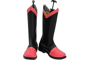 Helltaker Anime Blitzo Cosplay Shoes Red Blitzo Boots for Women Halloween Carnival Party