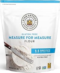 King Arthur Measure for Measure Gluten-Free Flour: All-Purpose 1:1 Substitute for Wheat Flour, Non-GMO, Kosher Certified, 3 l