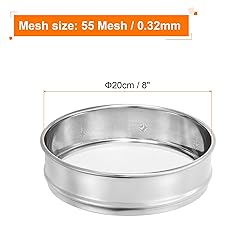 PATIKIL 55 Mesh Lab Sieve, 8" Diameter Test Sieve