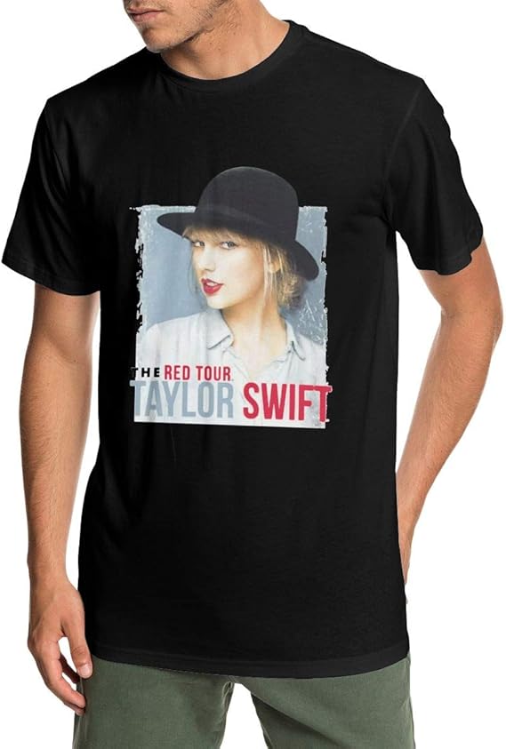 Amazon Co Jp ｔシャツ Taylor Swift Red テイラー スウィフト レッド メンズ 丸首トップス 吸汗 通気 ファッション 男性 快適 スポーツ 旅行 服 ファッション小物