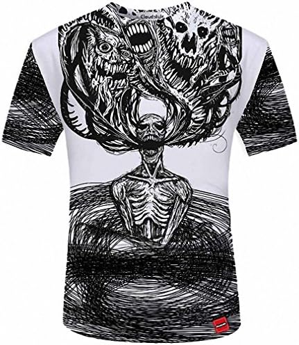 3D Men T shirt Fashion Men's Skull 3D Printed T shirt Plus Size S-5XL Funny Print Men Clothes Camiseta Masculino 8 Asian Size 3XL