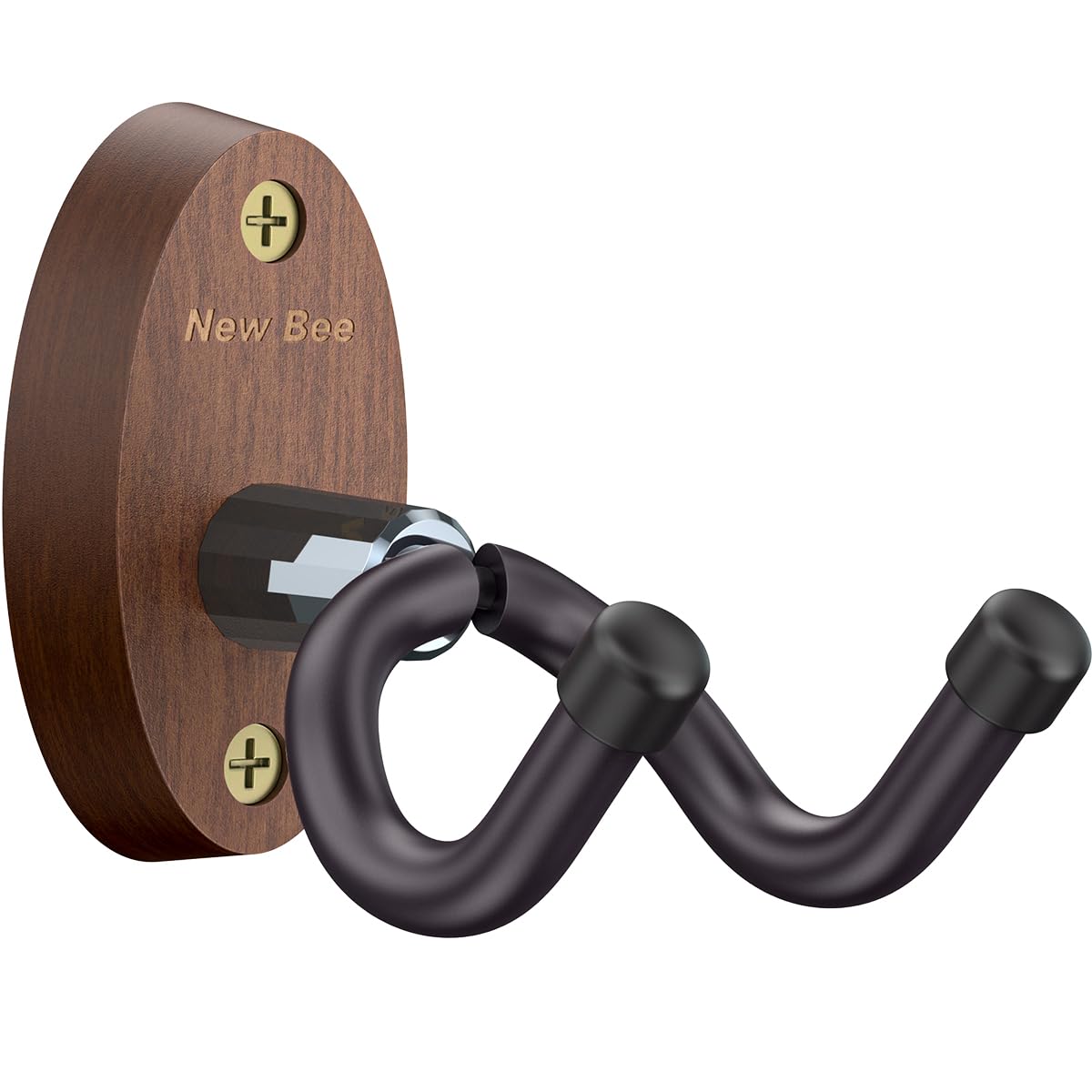 Photo 1 of New bee Guitar Wall Mount, Guitar Hanger Wall Hook Holder Stand Bracket with Screw Fits All Size Ukulele Bass Mandolin Banjo