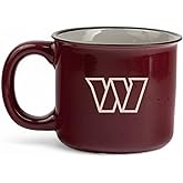 The Memory Company Officially Licensed 15oz Camping Mug with Logo, Washington Commanders