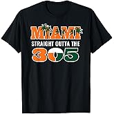 Straight Outta The 305 Miami Florida Pride Lifestyle T-Shirt