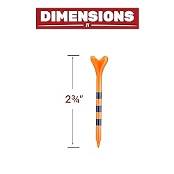 EAGLE WORK Plastic Golf Tees, Pack of 50(2-3/4'') 4