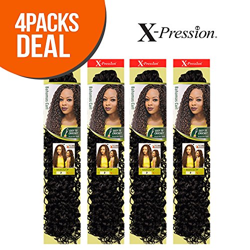 Outre Synthetic Hair Crochet Braids X-Pression Braid Bahamas Curl 24