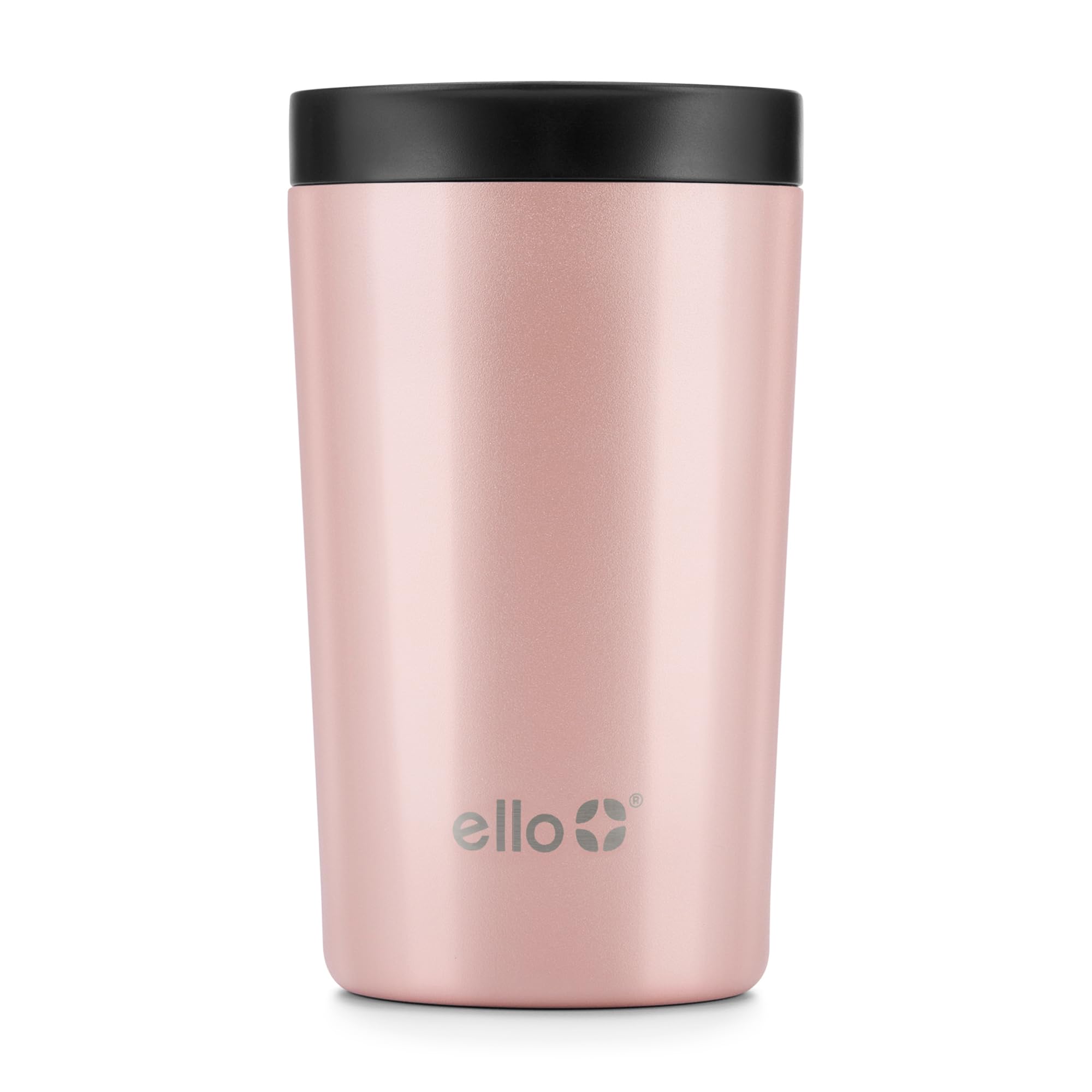 Ello Jones Stainless Steel Travel Coffee Mug - Travel Tea Mug, 11oz, Rosegold